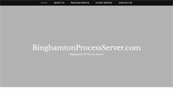 Desktop Screenshot of binghamtonprocessserver.com